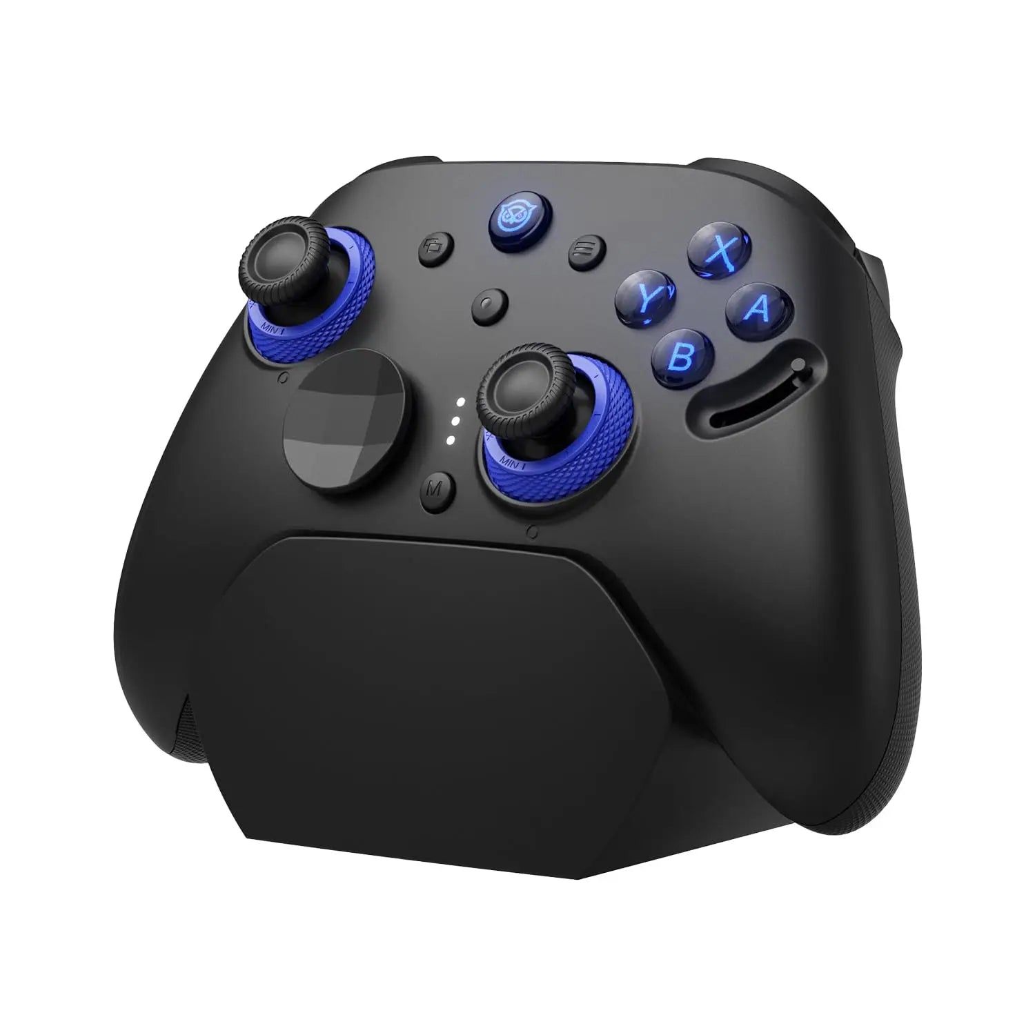 Adjustable Tension Gaming Controller with Zero Drift Joysticks, Hall Triggers, 1200mAh Battery & Dock for PC/Switch/Android/TV