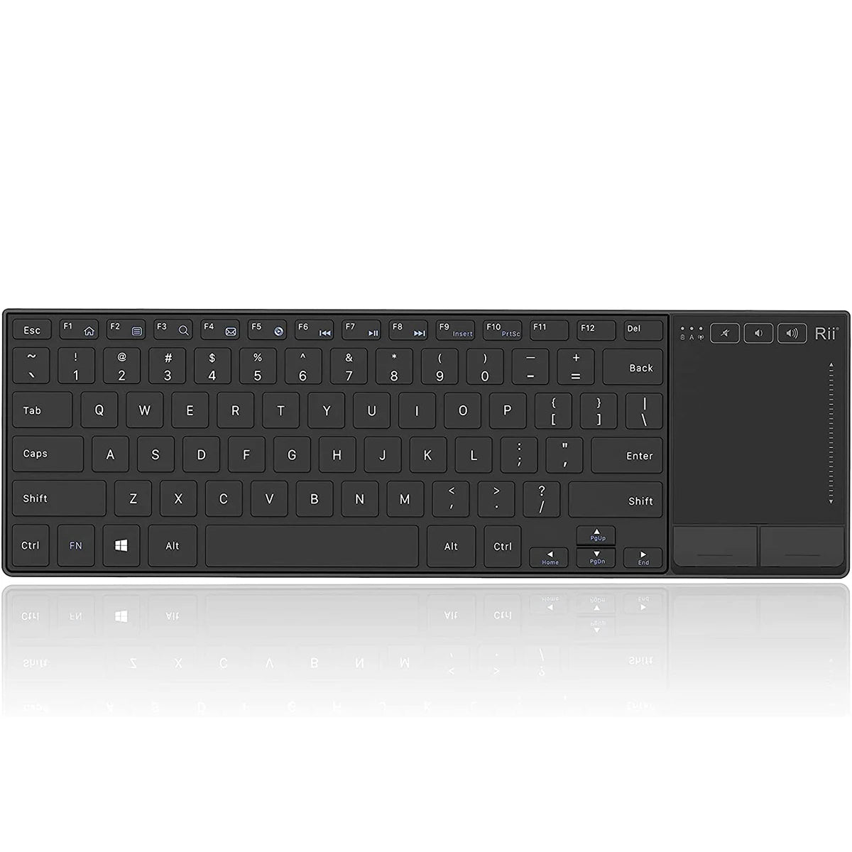 Rii K22S Mini Wireless Keyboard with Multi-Touch Touchpad,Compatible with PC, Mac, Laptop, Windows, Tablet